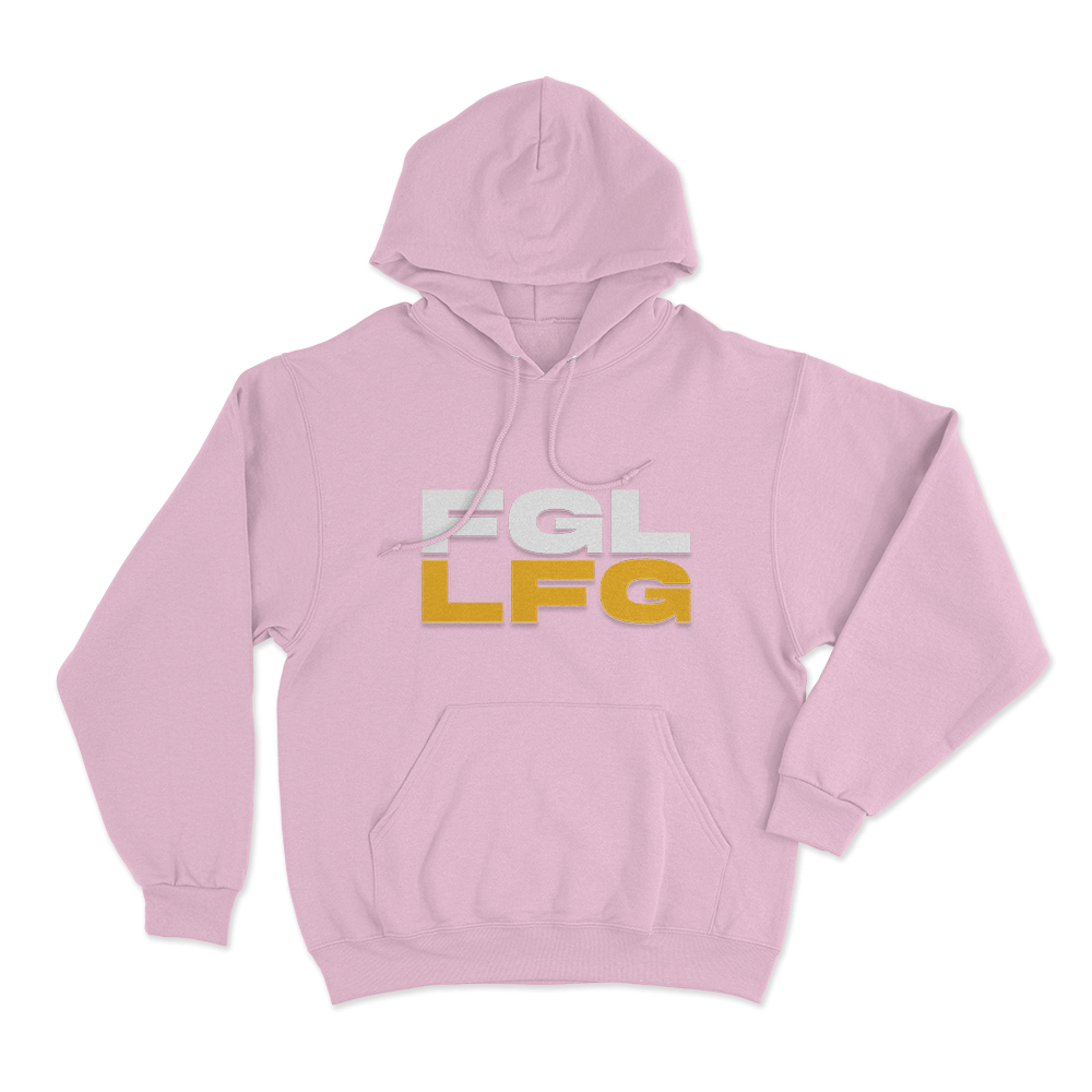 FGL Logo Unisex Hoodie Pink FGL Logo Unisex Hoodie Pink