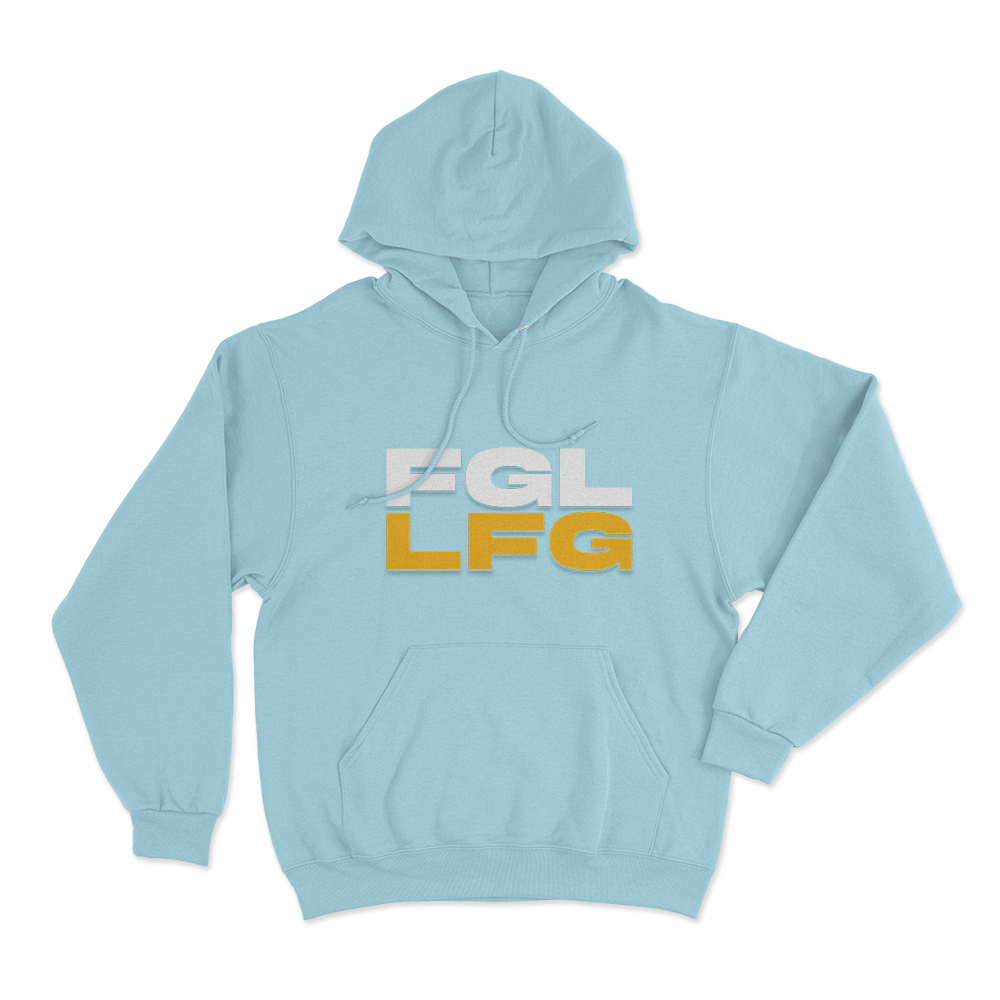FGL Logo Unisex Hoodie Sky Blue FGL Logo Unisex Hoodie Sky Blue
