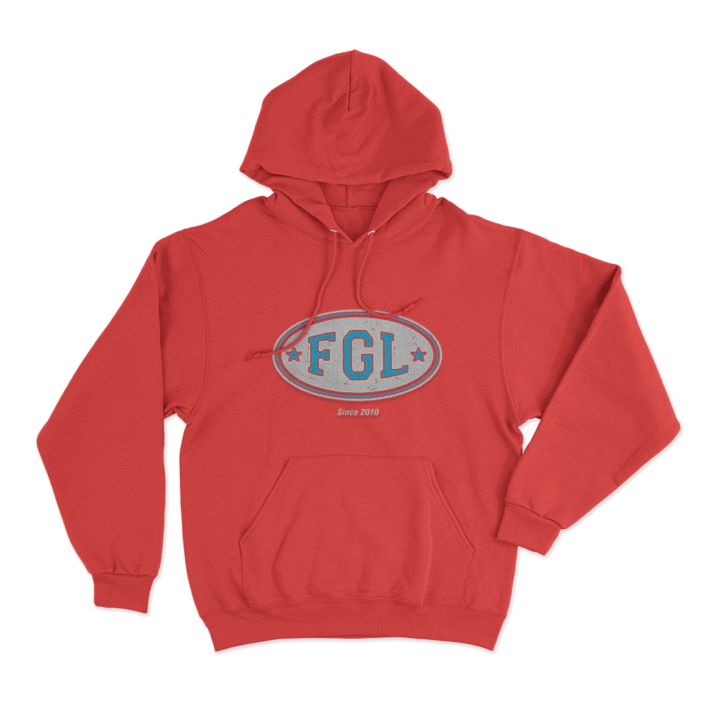 FGL Since 2010 Unisex Hoodie Red FGL Since 2010 Unisex Hoodie Red