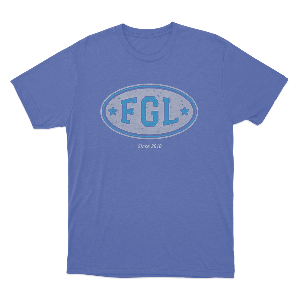 FGL Since 2010 Unisex T Shirt Blue FGL Since 2010 Unisex T Shirt Blue