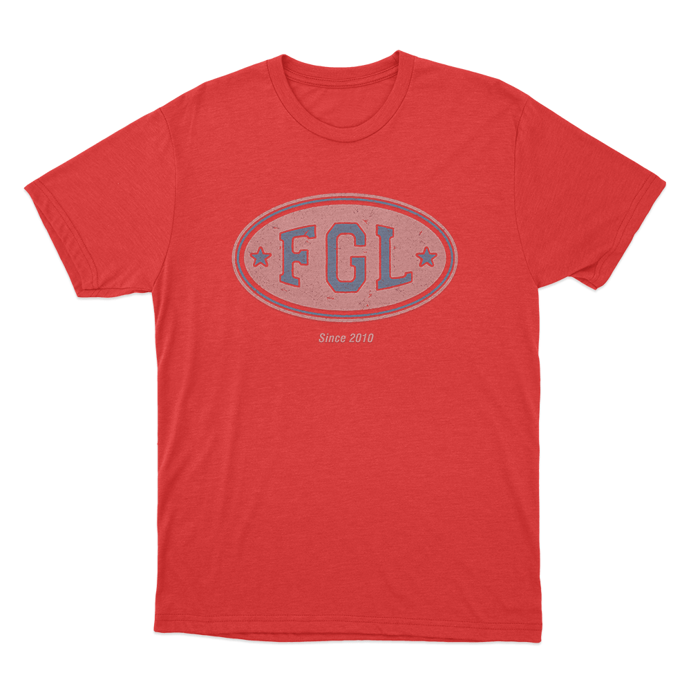 FGL Since 2010 Unisex T Shirt Red FGL Since 2010 Unisex T Shirt Red