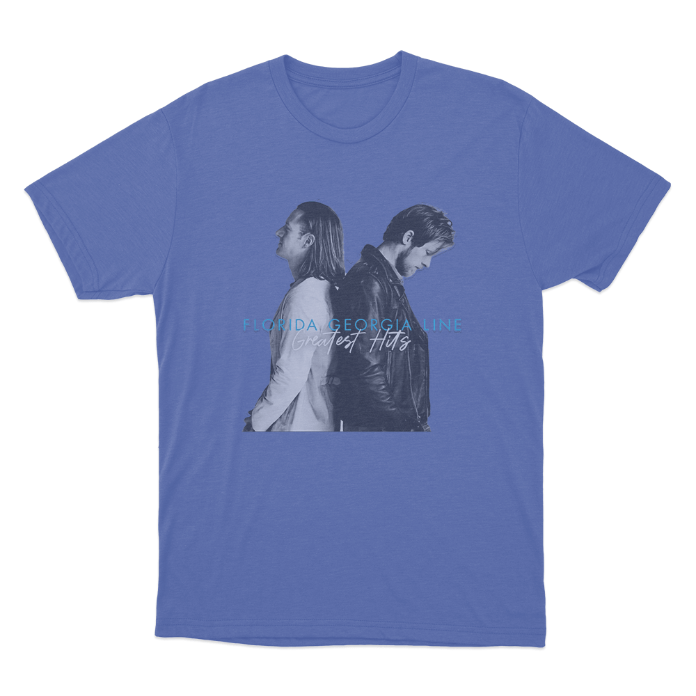 Florida Georgia Line Greatest Hits Unisex T Shirt Blue Florida Georgia Line Greatest Hits Unisex T Shirt Blue