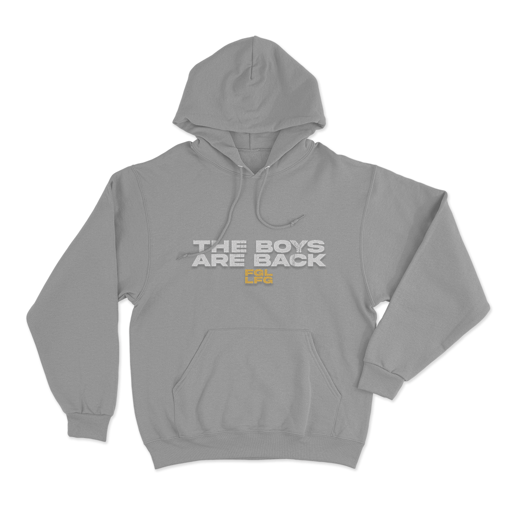 The Boys Are Back Unisex Hoodie Grey The Boys Are Back Unisex Hoodie Grey